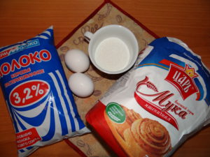 ингредиенты для блинов
